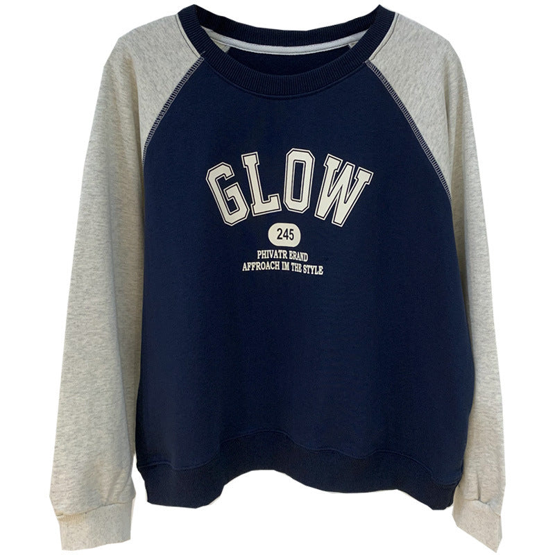 Diana Harvard Sweatshirt round Neck Sweater Women's Loose Casual