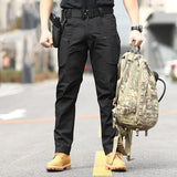 Men Stretch Work Trousers Straight Leg Pant Spring and Autumn Oversized Cargo Pants