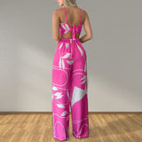 Women Pants Suit Women Summer Sexy Loose Print