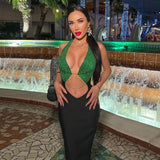 Music Festivals Rave Outfits Dress Summer Sexy Hollow-out Slim Dress