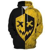 Smiley Face Hoodie Spring and Autumn Smiley Face Digital Printing Leisure Sports