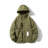 Men Coat Coat Cotton-Padded Jacket Men's Loose Winter