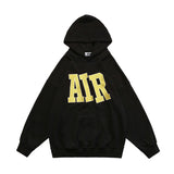 Slogan Graphic Hoodie Letter Embroidered Hoodie