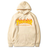 Thrasher Hoodie Hip Hop Fashion Hooded Sweatshirt Top