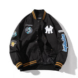 New York NYC Varsity Jacket Casual Baseball Uniform