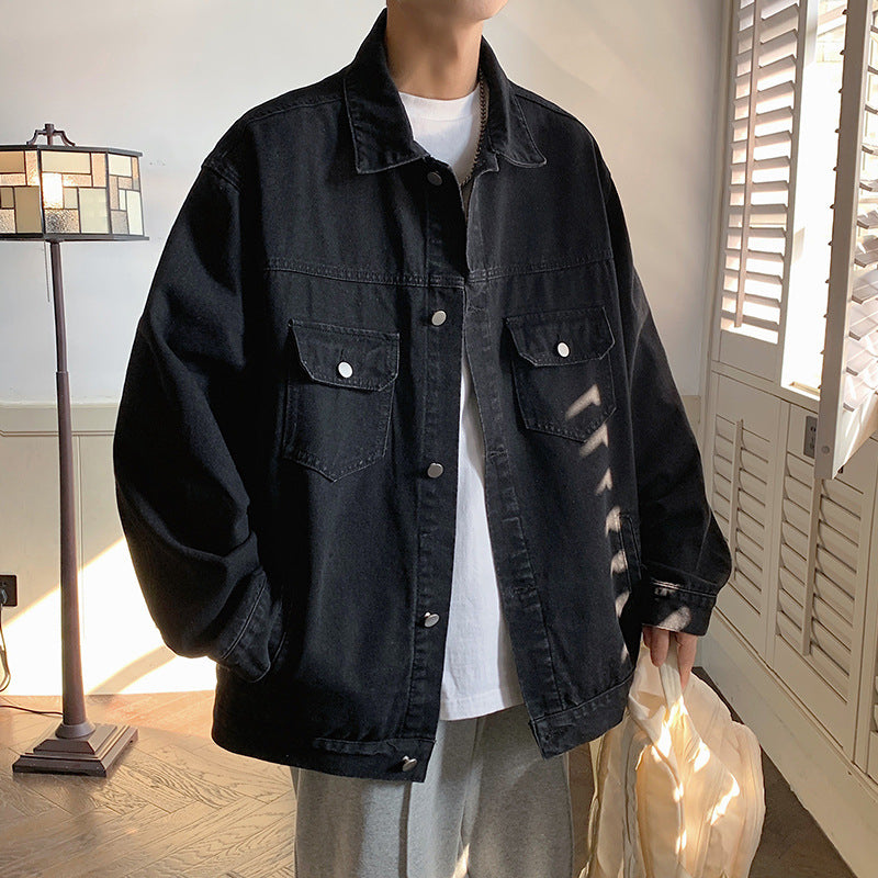 Denim Shirts Spring and Autumn New Denim Jacket Men's Coat