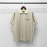 Essentials Polo Shirt Foot of God Essentials Double-Line Polo Shirt Fog Reflective