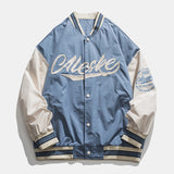 Dodgers Letter Man Jacket Outfit Senior Jackets Varsity Baseball College Coat Autumn Coat Men Loose Jacket