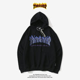 Thrasher Hoodie Autumn and Winter Leisure Men's and Women's Hoodie