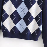 Preppy Aesthetic Outfits Knitwear Women's Autumn and Winter round Neck Long Sleeve Top