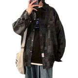 Denim Shirts Spring/Autumn Denim Shirt Men's Long Sleeve Casual Loose Jacket