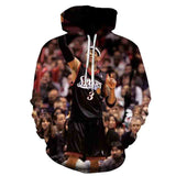 In Memory of Kobe Hoodie Commemorative Kobe3d Printed Hood Sweatshirt