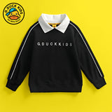 Children Hoodie Sweatshirts Children's Clothing Autumn Children's Pullover Medium and Large Children's Lapel