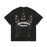 Present T Shirt Doberman Pinscher Loose Heavy Retro Couple