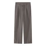 Men Suit Pants Men's Autumn Straight Trousers