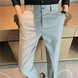 Men Trousers Men's Casual Cropped Pants Repair