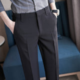 Men Trousers Spring/Summer Men's Slim Fit Business Simplicity Casual Suit Pants