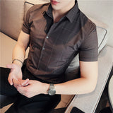Men Shirts Short Sleeve Shirt
