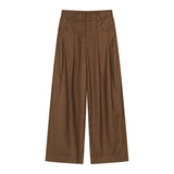 Men Suit Pants Men's Summer Solid Color Casual Suit Pants Men