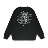 Amiri Long Sleeve T-shirt Trendy Brand Long Sleeve T-shirt Shirt