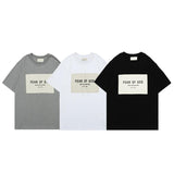 Fog T Shirt Spring/Summer Loose Women's ShortSleeved Men's Tshirt Fear Of God