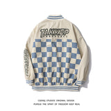 Letterman Jacket Outfit Senior Jackets Varsity Baseball Coat Men's Spring and Autumn Vintage Coat