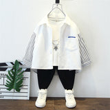 Toddler Boys Sweater Boys' Shirt Autumn Children's Autumn Clothing Long Sleeve Outer