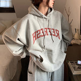 Harvard Sweatshirt Retro Alphabet Hooded Fleece Lined Sweater