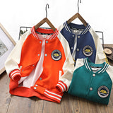 Children Baseball Jacket Autumn Boys' Baseball Jacket Kids' Overcoat Clothing Girls' Casual Jacket