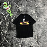 Thrasher T Shirt Summer Couple Skateboard Flame Limited T-shirt