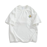 Men T Shirt Summer Casual Tops Men's Clothes Summer Wear Retro Men's round Neck Short Sleeve Casual Loose Hemp Leaf Printed T-shirt