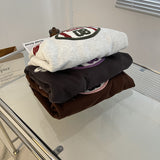 Harvard Sweatshirt Towel Embroidery American Football Letter Embroidered Pullover Sweatshirt