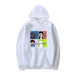 Dreamwastaken Men's Novelty Hoodies Dream Merch Shirt Cartoon Print Sweatshirt Casual Loose-Fitting Hoodie Outerwear Shirt