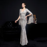 Sequin Evening Dress