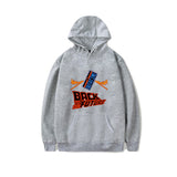 Back to the Future Costume Autumn and Winter Printed Pattern Hooded Sweater Women's