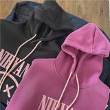 Harvard Sweatshirt Loose Hooded Warm Sweater for Women