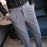 Men Trousers Slim Casual Pants