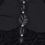 Kesha Black Dress Sexy Patchwork Hollow out See-through Women's Dress
