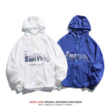 Men Sun Protection Clothing Sun Protection Clothing Men's Summer Loose Hooded Anti-Coat