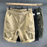 Summer Men Shorts Multi-Pocket Workwear Shorts