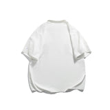 Men T Shitrs Tiger Embroidery Pattern Lapel Polo Shirt