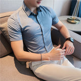 Men Shirts Thin Summer Clothing Men's Short Sleeve Shirt