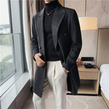 Double Brewed Seersucker Suit Winter Clothing Coat Overcoat Jacket
