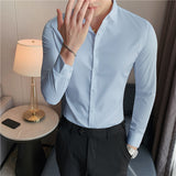 Men's Shirt Spring Men's Long-Sleeved Shirt Repair