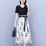 Black and White Dress Summer Dress