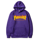 Thrasher Hoodie Hip Hop Fashion Hooded Sweatshirt Top