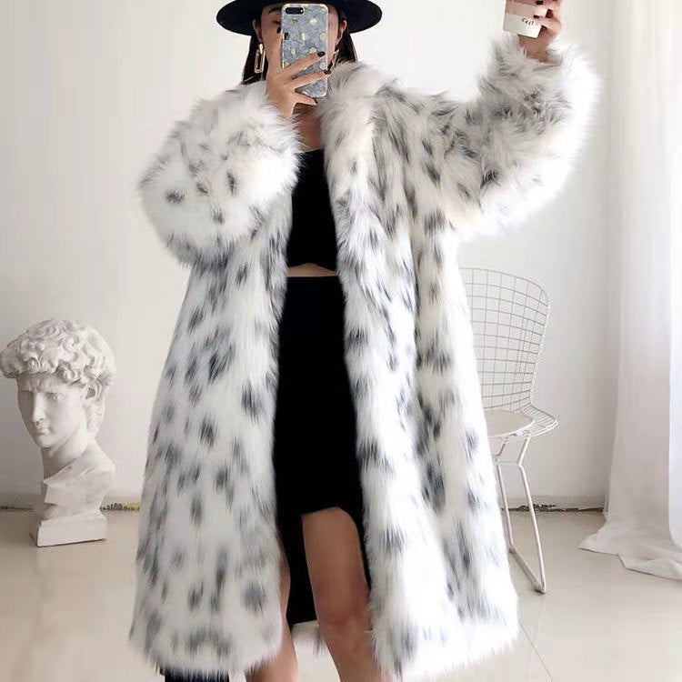 Full Length Faux Fur Coat