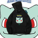 Men and Women Pokemon Pikachu Hoodie Pokémon Bulbasaur Hooded Sweater