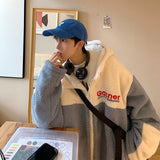 Men's Autumn Winter Coat Loose Cotton Coat Cotton-Padded Jacket