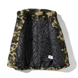 Men's Autumn Winter Coat Winter Men's Stand Collar Camouflage Lamb Wool Cotton-Padded Jacket
